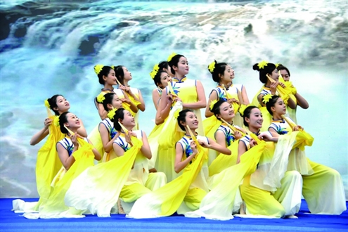 舞蹈《黄河水从我家门前过》表演者是济南职业学院